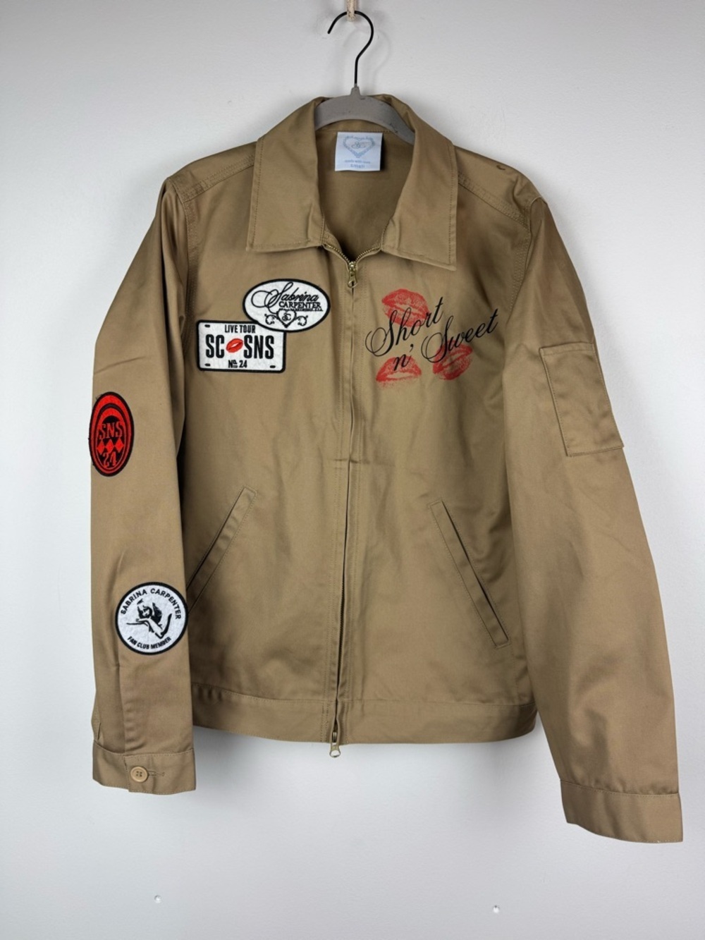 Sabrina Carpenter Short & Sweet Tour VIP Jacket, Size Small